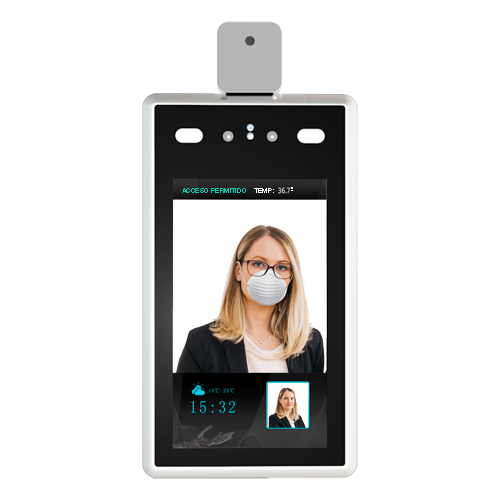 Caméra et écran permettant de prendre la température des gens.